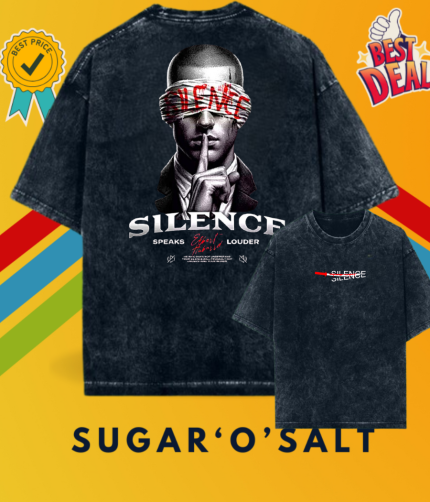 Acid Wash Drop shoulder T shirt