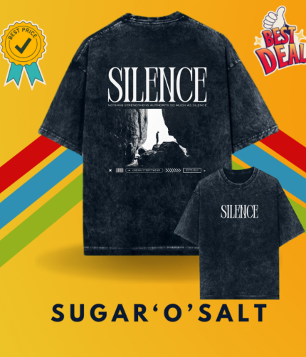 Acid Wash Drop shoulder T shirt Anime 02